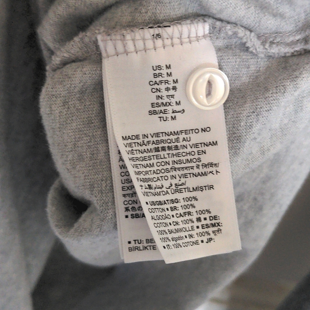 Amazon essentials Henley, (Grey) Medium - Picture 6 of 6